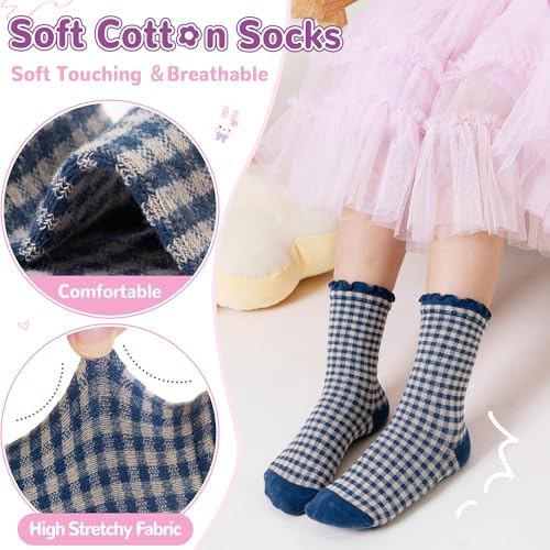 50% Off SeeyAN Girls Ruffle Socks - 6 Pairs - Image 6