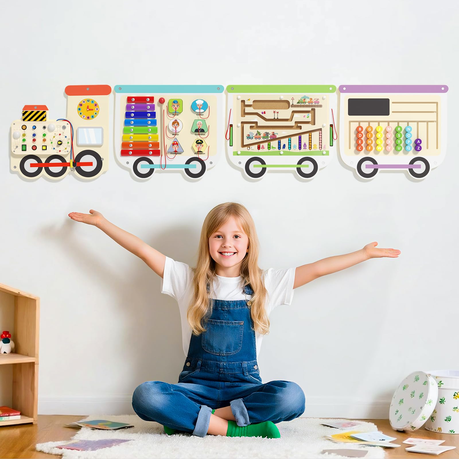 50% Off Spacocld Montessori Sensory Wall Board for Toddlers - Image 1