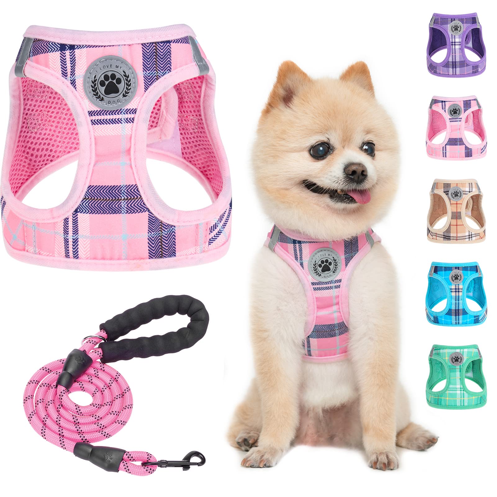 Save 5% on BEAUTYZOO Small Dog Harness & Leash Set
