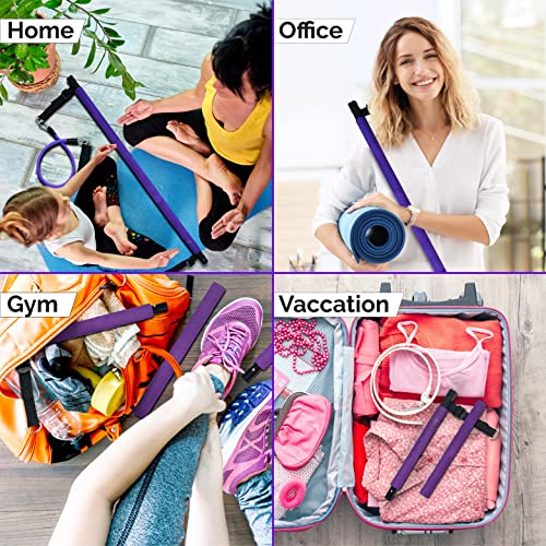 27% Off: Alignrgy Portable Pilates Bar Kit with 4 Bands - Image 7