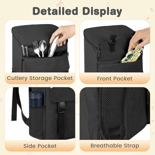 23% Off OCKLILY Insulated Cooler Backpack – 30 Cans - Image 5