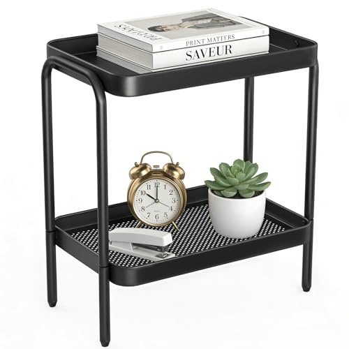 53% Off NobleForm Narrow Side Table with Storage Shelves - Image 2