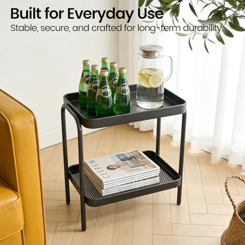 53% Off NobleForm Narrow Side Table with Storage Shelves - Image 5