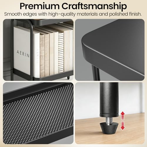 53% Off NobleForm Narrow Side Table with Storage Shelves - Image 7