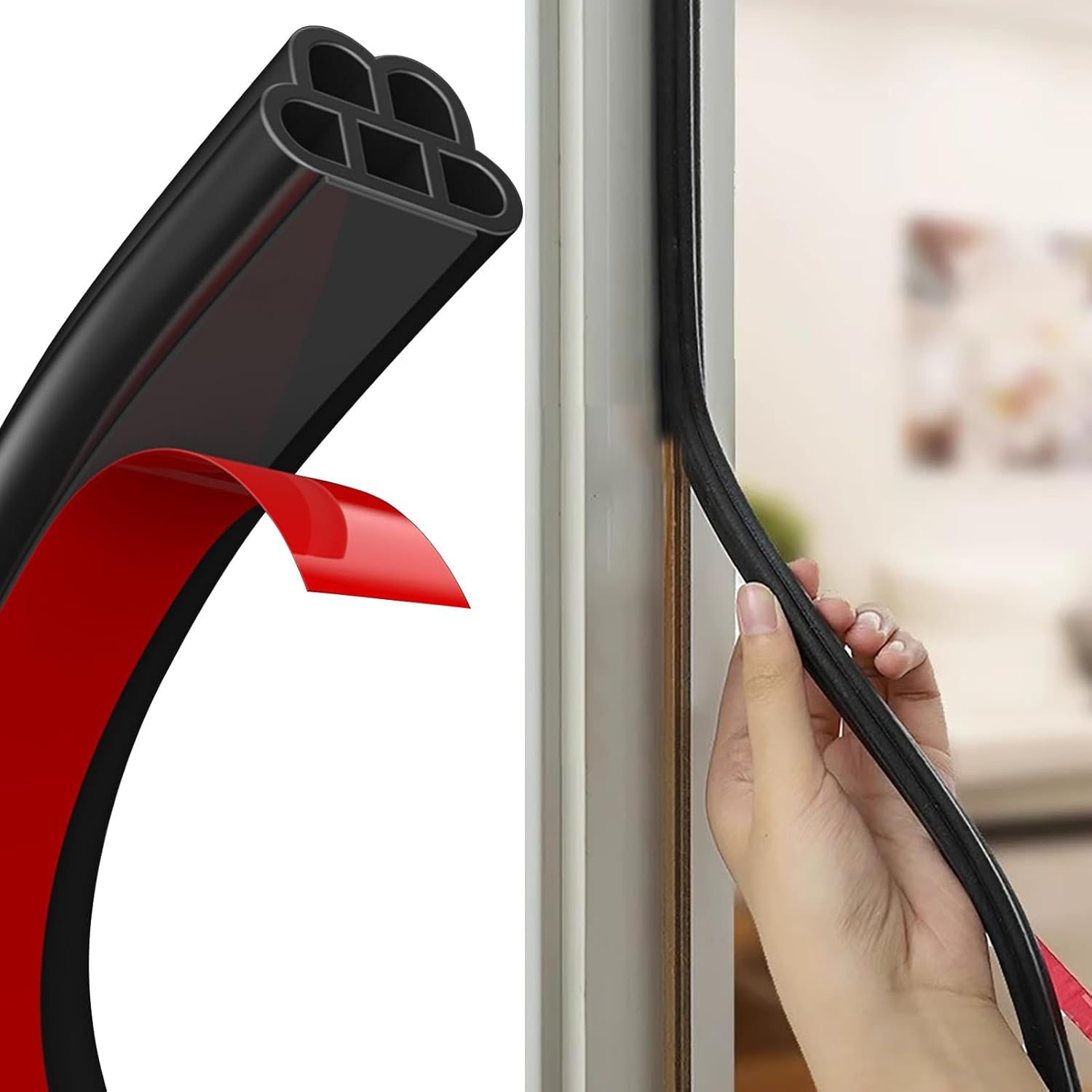 50% Off: 20ft Rubber Weather Stripping Door Seal with Code 3M4WBNWR