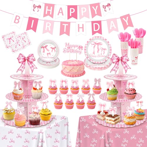 Save 50% on 198-Piece Pink Ribbon Party Kit - Image 2