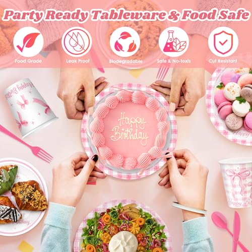 Save 50% on 198-Piece Pink Ribbon Party Kit - Image 4