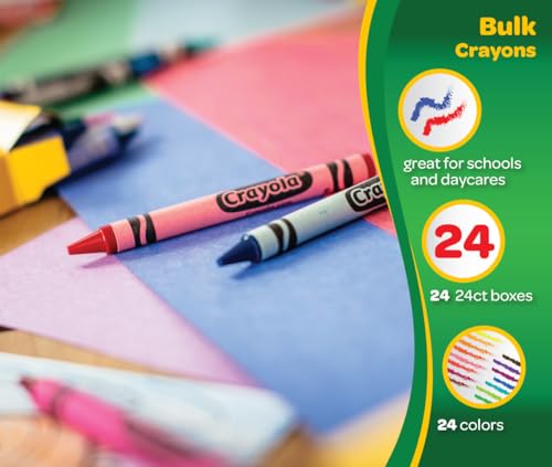 57% Off Crayola Bulk Crayons 24-Pack for Classrooms - Image 5
