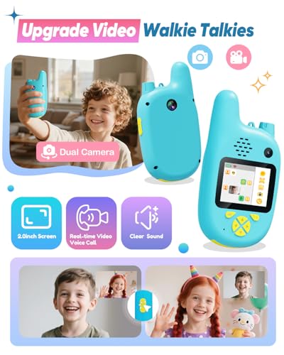 Save 45% on Careenoah 2 Pack Kids Video Walkie Talkies - Image 3